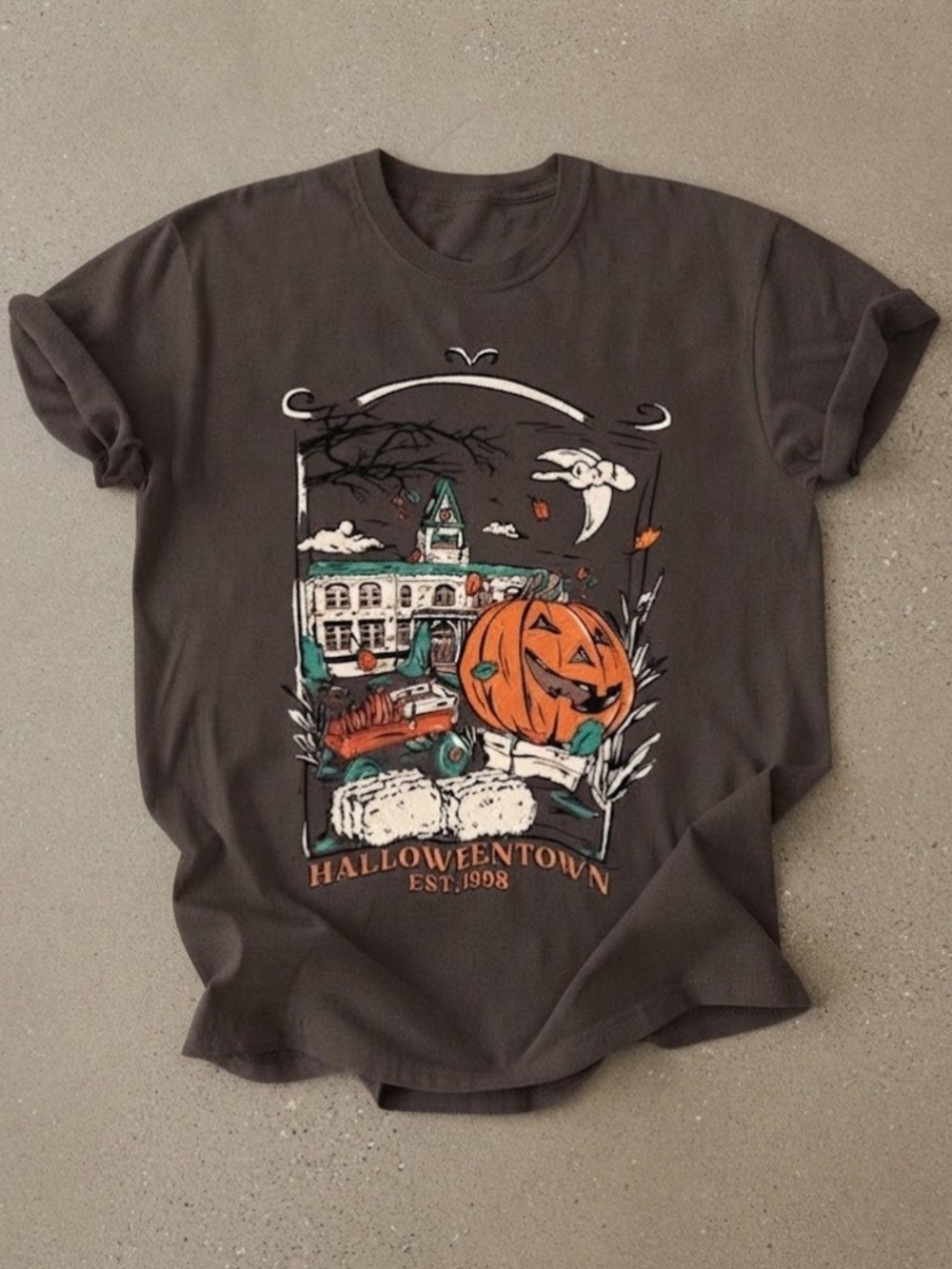 Halloweentown Pumpkin Graphic Gildan T-Shirt